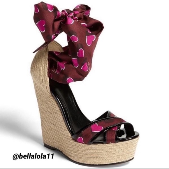 AUTHENTIC GUCCI WEDGE ESPADRILLES - Picture 14 of 16